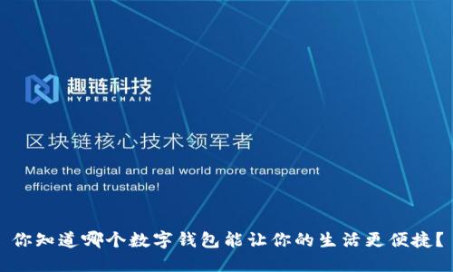 你知道哪个数字钱包能让你的生活更便捷?